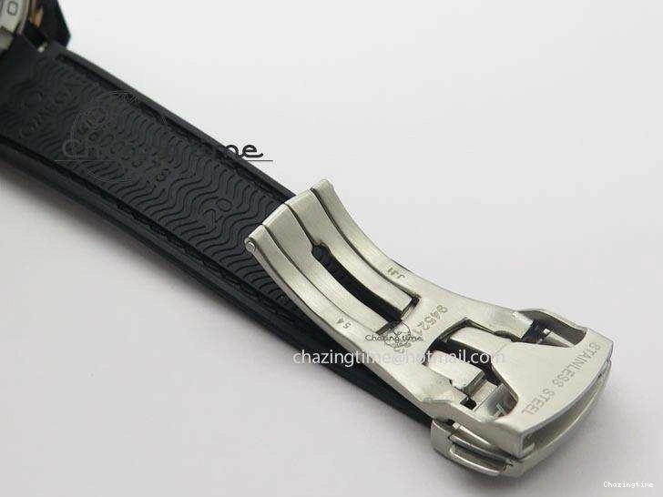 0412 Colorful Planet Ocean SS Bp Maker 45mm Black Bezel On Black Rubber Strap A 8219